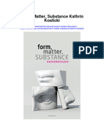 Form Matter Substance Kathrin Koslicki Full Chapter