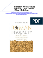 Download Roman Inequality Affluent Slaves Businesswomen Legal Fictions Edward E Cohen all chapter