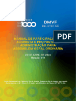 AGO - Manual Para Participação