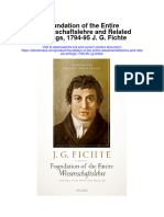 Download Foundation Of The Entire Wissenschaftslehre And Related Writings 1794 95 J G Fichte full chapter