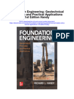 Foundation Engineering Geotechnical Principles and Practical Applications 1St Edition Handy Full Chapter
