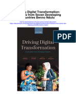 Driving Digital Transformation Lessons From Seven Developing Countries Benno Ndulu Full Chapter