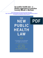 The New Public Health Law A Transdisciplinary Approach To Practice and Advocacy Micah L Berman Full Chapter