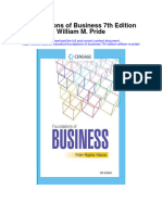 Foundations of Business 7Th Edition William M Pride Full Chapter