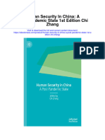 Download Human Security In China A Post Pandemic State 1St Edition Chi Zhang full chapter