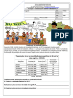 Avaliação 1º Trimestre Geografia 5º Ano