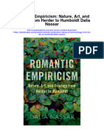 Download Romantic Empiricism Nature Art And Ecology From Herder To Humboldt Dalia Nassar all chapter