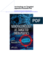 Download Nanovaccinology As Targeted Therapeutics Kaushik Pal full chapter