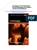 Download Nanotechnology In The Agri Food Industry Food Packaging 1St Edition Alexandru Grumezescu full chapter