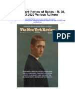 The New York Review of Books N 08 May 12 2022 Various Authors Full Chapter