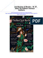Download The New York Review Of Books N 07 April 21 2022 7Th Edition Various Authors full chapter