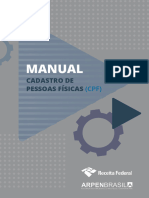 Manual - CADASTRO DE PESSOAS FISICAS CPF