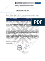 COMUNICADO N°011-2024 - Salida Obligatoria Estudiantil