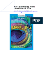 Download Foundations Of Marketing 9E 9Th Edition William M Pride full chapter