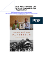 Narrating South Asian Partition Oral History Literature Cinema Anindya Raychaudhuri Full Chapter