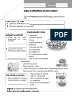 Evaluación Del Iii Bimestre de Comunicación