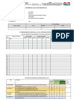 INFORME DE EVALUACION DIAGNOSTICA, DE HSE Y FR - CICLO VI (1° y 2°)