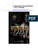 Hunted Heir Santorin University Book 1 K J Thomas 2 Full Chapter