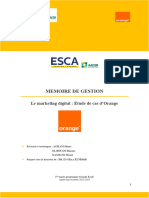 Mémoire de gestion; Orange Maroc   (3)