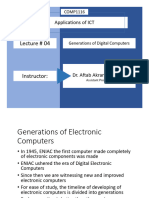 Lecture#4-Generation of Computers