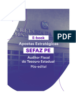 E Book Apostas Estrategicas Auditor Fiscal Do Tesouro Estadual SEFAZ PE 1