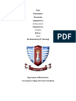 6129 Proteomics Praticals