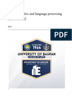Neurolingustics and Language Process by Abbas Amer Shehap