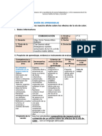 SESIÓN  DE COM Compartimos nuestro afiche sobre los efectos de la ola de calor 