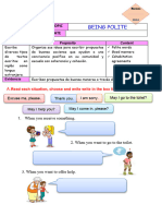 Worksheet-3-Polite Words-1° Año