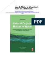 Natural Organic Matter in Water 2Nd Edition Mika Sillanpaa Full Chapter