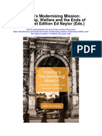 Frances Modernising Mission Citizenship Welfare and The Ends of Empire 1St Edition Ed Naylor Eds Full Chapter