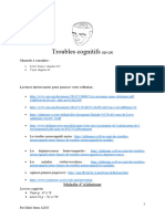 ETUDIANTS Troubles Cognitifs