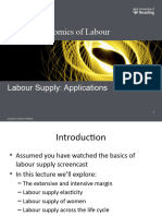 Ec322 Labour Supply