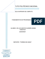 Hanoi (Reporte) Fundamentos de Programación ESCOM