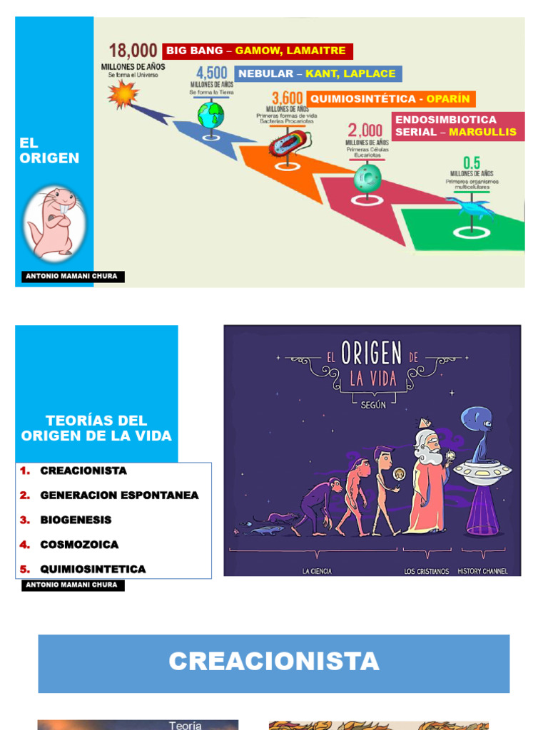 Origen de La Vida y Evolucion | PDF | Evolución | Biología evolucionaria
