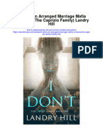 I Dont An Arranged Marriage Mafia Romance The Caprizio Family Landry Hill Full Chapter