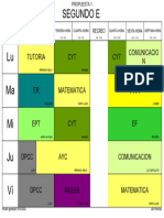 Horario 2° e