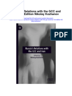 Download Russias Relations With The Gcc And Iran 1St Edition Nikolay Kozhanov all chapter