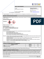 MSDS Metatron 40 NLGI 2