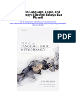 Download Frege On Language Logic And Psychology Selected Essays Eva Picardi full chapter