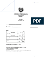 2021 P5 Maths Semestral Assessment 2 Henry Park 2