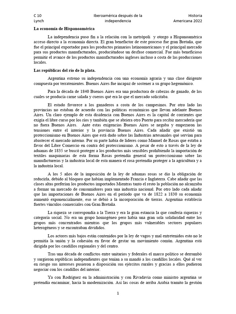 lynch-iberoamerica-despues-de-la-independencia-las-rep-blicas-del-r-o