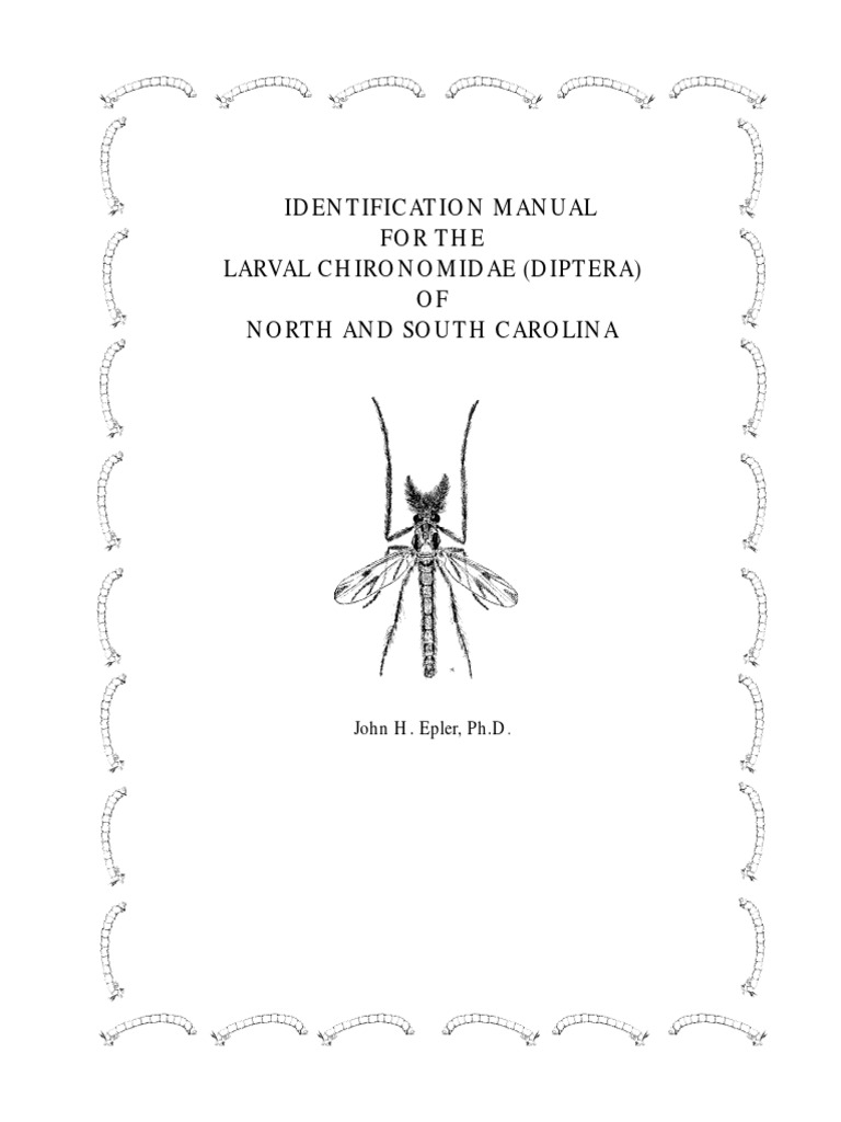 Epler Manual Identificaçao de Larva Chironomidae Nscarolina | PDF ...