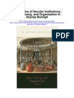 The Origins of Secular Institutions Ideas Timing and Organization H Zeynep Bulutgil 2 Full Chapter
