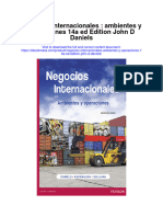 Negocios Internacionales Ambientes Y Operaciones 14A Ed Edition John D Daniels Full Chapter