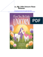 I Love You My Little Unicorn Rose Rossner Full Chapter