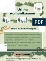 Uri NG Komunikasyon