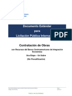 Documento Estandar para Licitacion Publica Internacional de Obras Version 2