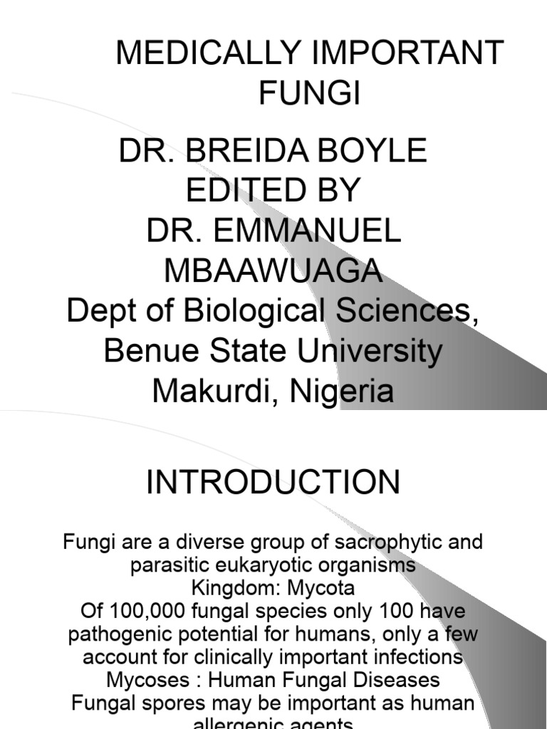 Overview of Pathogenic Fungi | PDF | Fungus | Candidiasis
