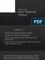 Simple Linear Regression Analysis 1